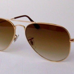 RB 3025 001/51 gold/gradient brown 58mm sunglasses